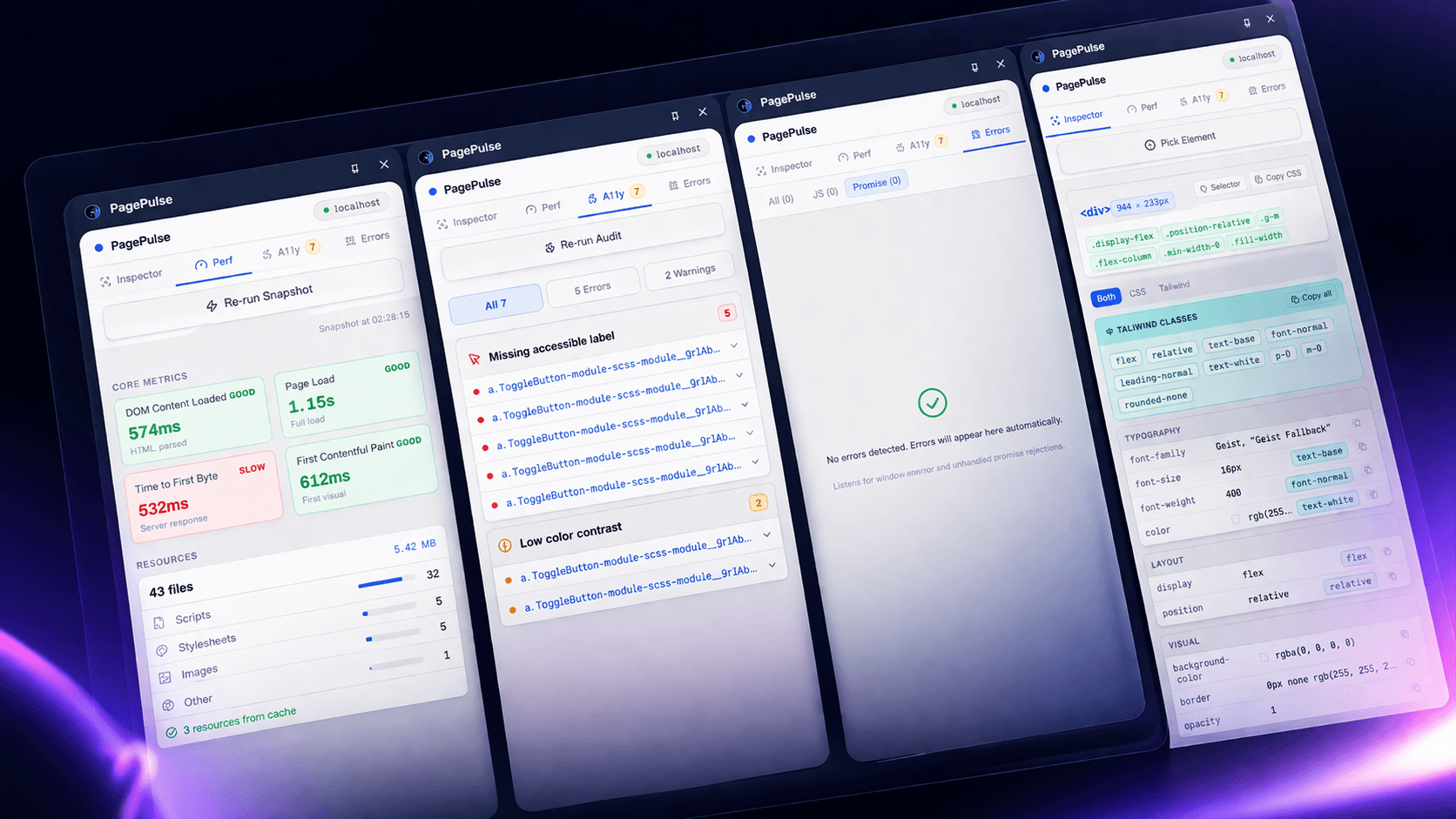 PagePulse – Browser-Based Developer Inspection and Debugging System